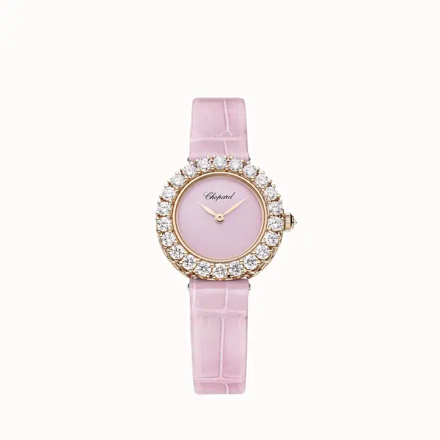 Chopard L'Heure du Diamant Round, 26 mm, manual-wound, ethical rose gold, diamonds 13A178-5319