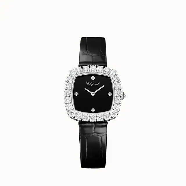 Chopard L'Heure du Diamant, 30.5 mm, automatic, ethical white gold, diamonds 13A386-1109