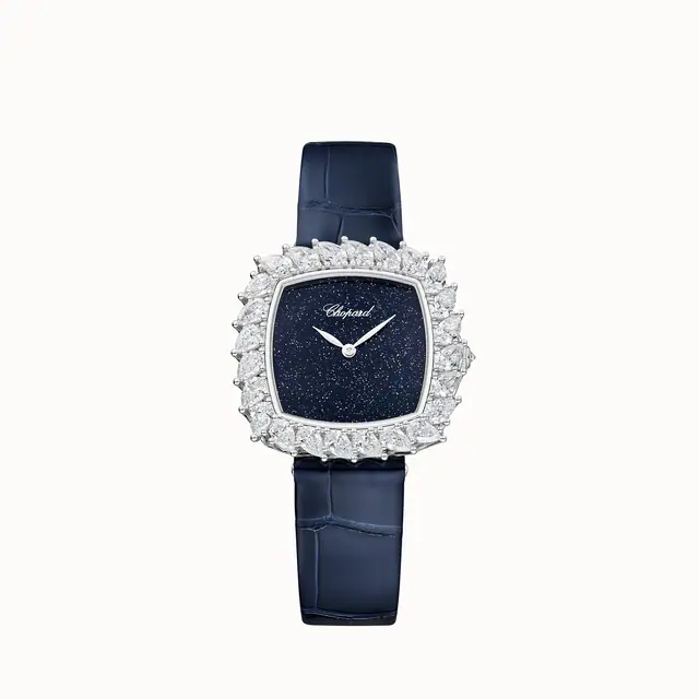 Chopard L'Heure du Diamant, 33 mm, automatic, ethical white gold, diamonds 13A387-1115