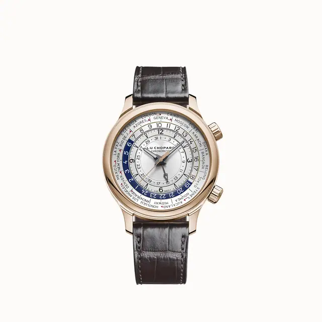 Chopard L.U.C Time Traveler One, 42 mm, automatic, ethical rose gold 161942-5001