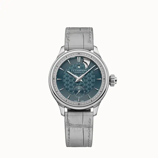 Chopard L.U.C Strike One, 40 mm, automatic, ethical white gold 161949-1001