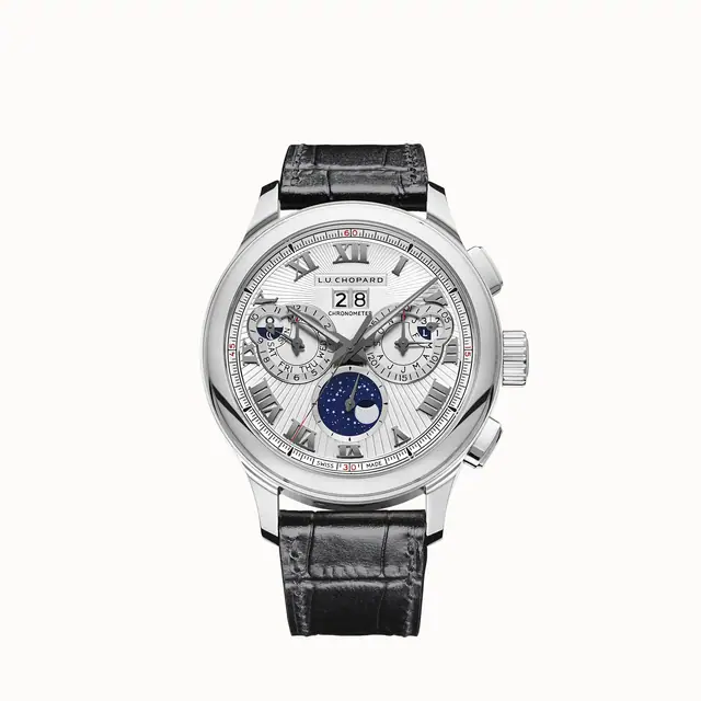 Chopard L.U.C Perpetual Chrono, 45 mm, manual, ethical white gold 161973-1002