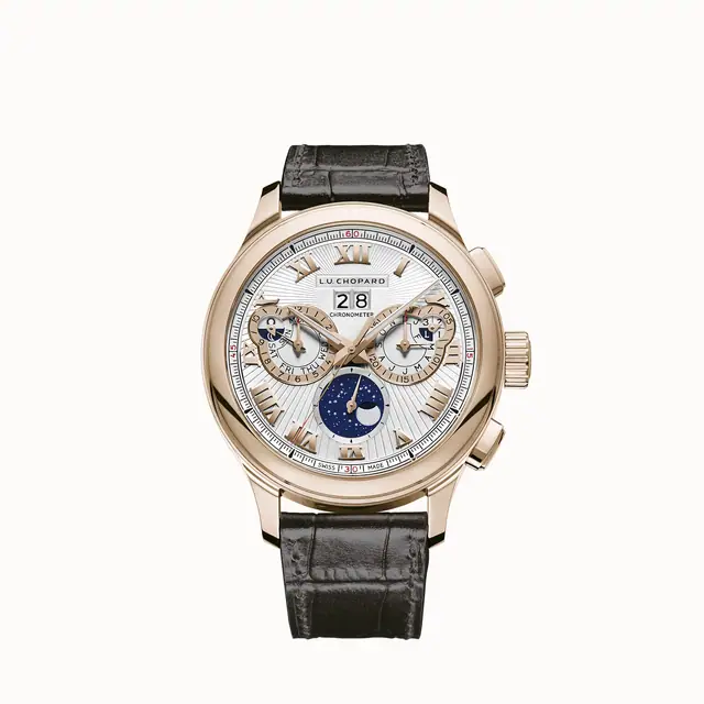 Chopard L.U.C Perpetual Chrono, 45 mm, manual, certified fairmined ethical ethical rose gold 161973-5002