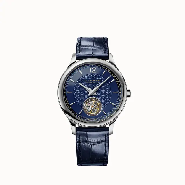 Chopard L.U.C Flying T Twin, 40 mm, automatic, ethical white gold 161978-1001
