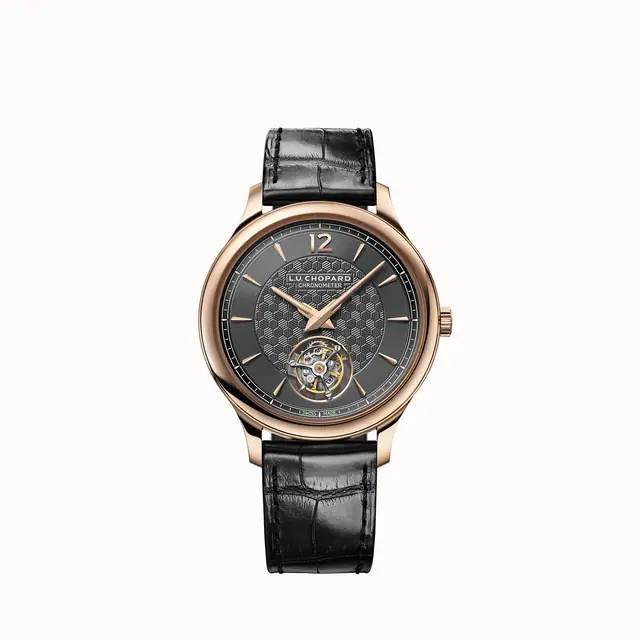 Chopard L.U.C Flying T Twin, 40 mm, automatic, ethical rose gold 161978-5001