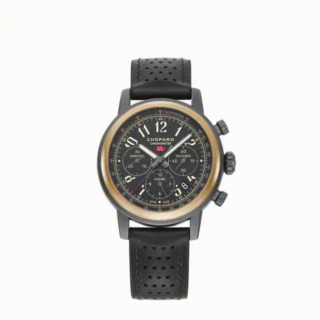 Chopard Mille Miglia 2020 Race Edition, 42 mm, automatic, ethical rose gold, DLC-coated Lucent Steel™ 168589-6002