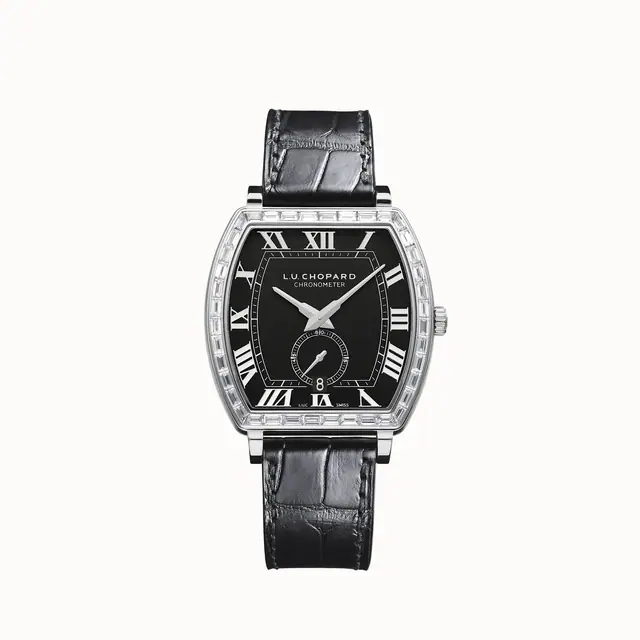Chopard L.U.C Heritage Grand Cru, 38.8 x 38.5 mm, automatic, ethical white gold, diamonds 172296-1001