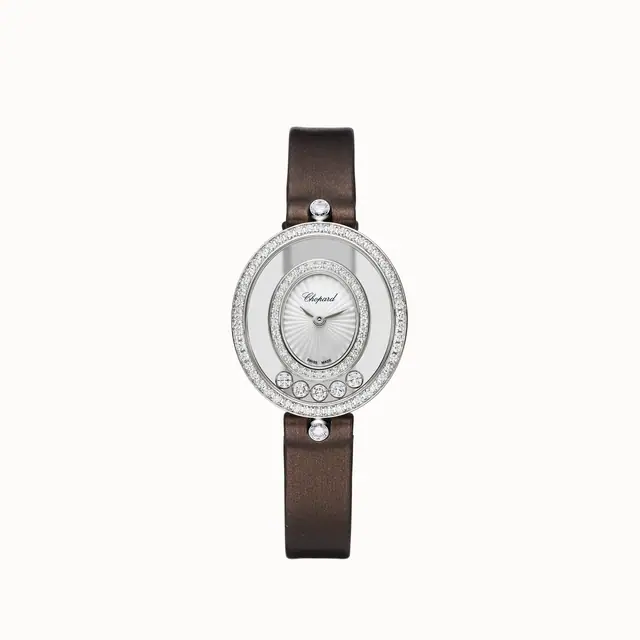 Chopard Happy Diamonds Icons, 26 x 29 mm, quartz, ethical white gold, diamonds 204292-1301