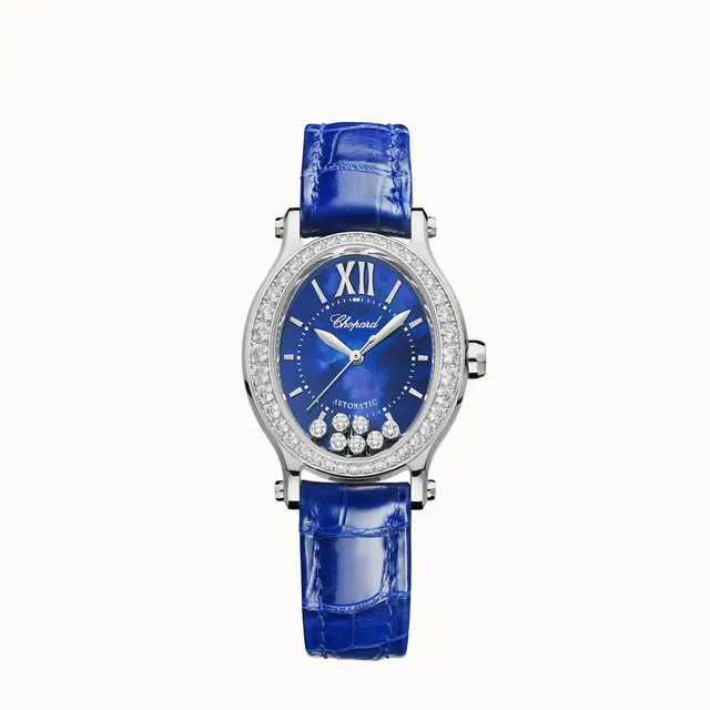 Chopard Happy Sport, 29 x 31 mm, automatic, ethical white gold, diamonds 275362-1001