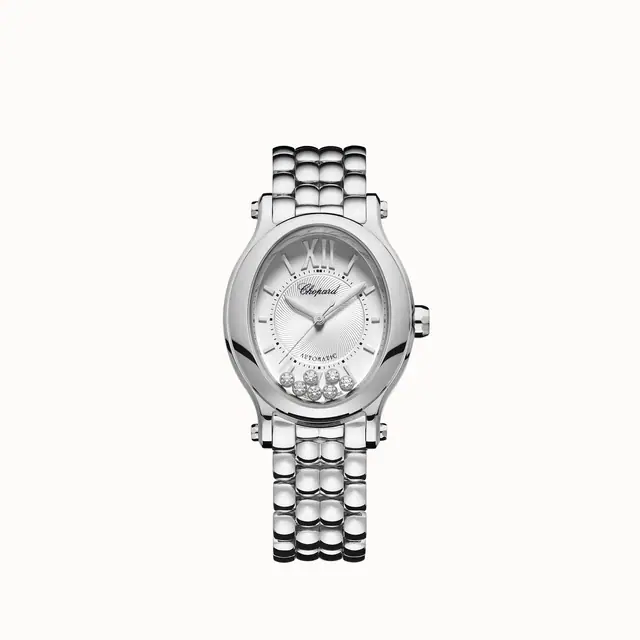 Chopard Happy Sport, 29 x 31 mm, automatic, Lucent Steel™, diamonds 278602-3002