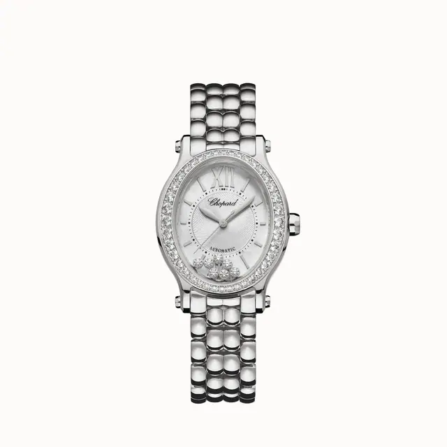 Chopard Happy Sport, 29 x 31 mm, automatic, Lucent Steel™, diamonds 278602-3004