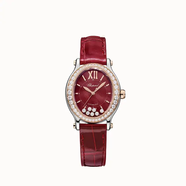 Chopard Happy Sport, 29 x 31 mm, automatic, ethical rose gold, Lucent Steel™, diamonds 278602-6005