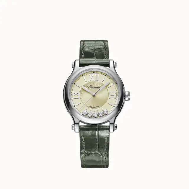 Chopard Happy Sport, 33 mm, automatic, Lucent Steel™, diamonds 278608-3010