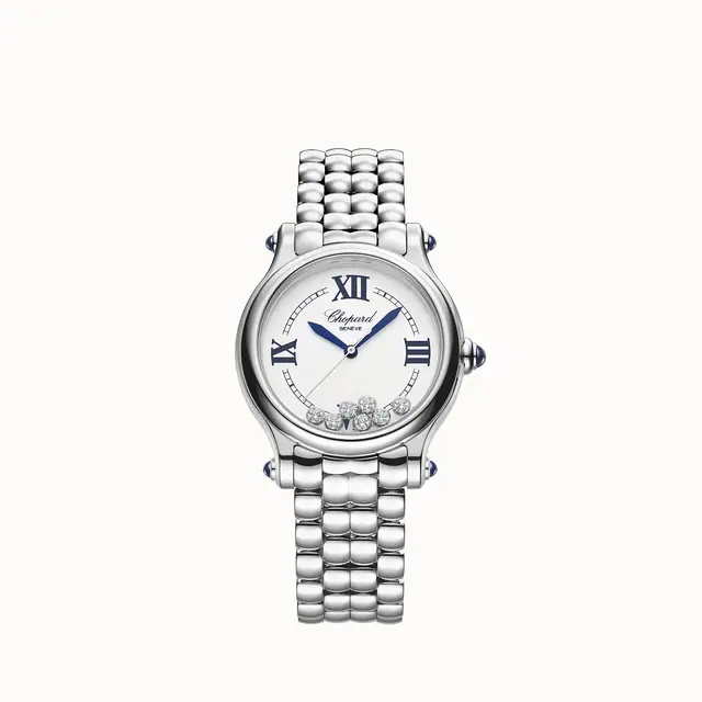 Chopard Happy Sport The First, 33 mm, automatic, Lucent Steel™, diamonds 278610-3001