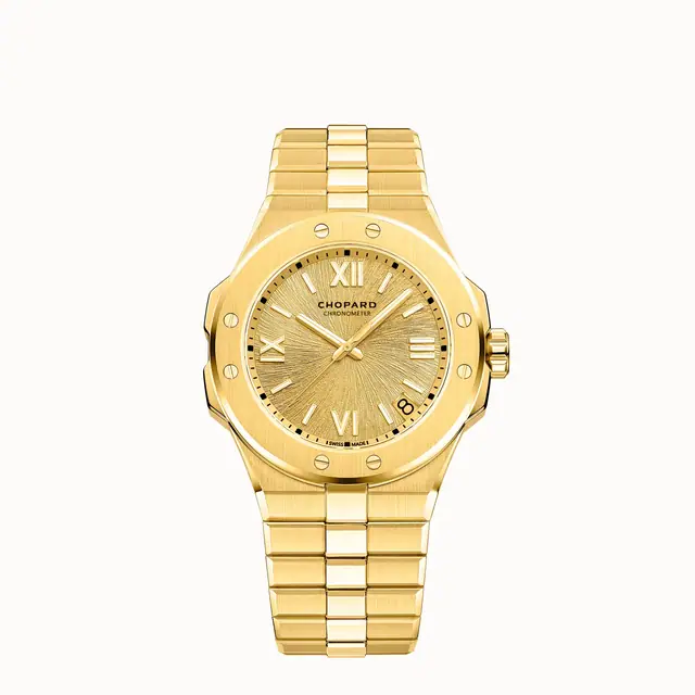 Chopard Alpine Eagle 41, 41 mm, automatic, ethical yellow gold 295363-0001