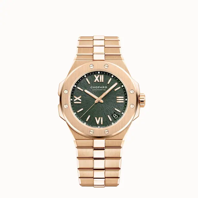 Chopard Alpine Eagle 41, 41 mm, automatic, ethical rose gold 295363-5007