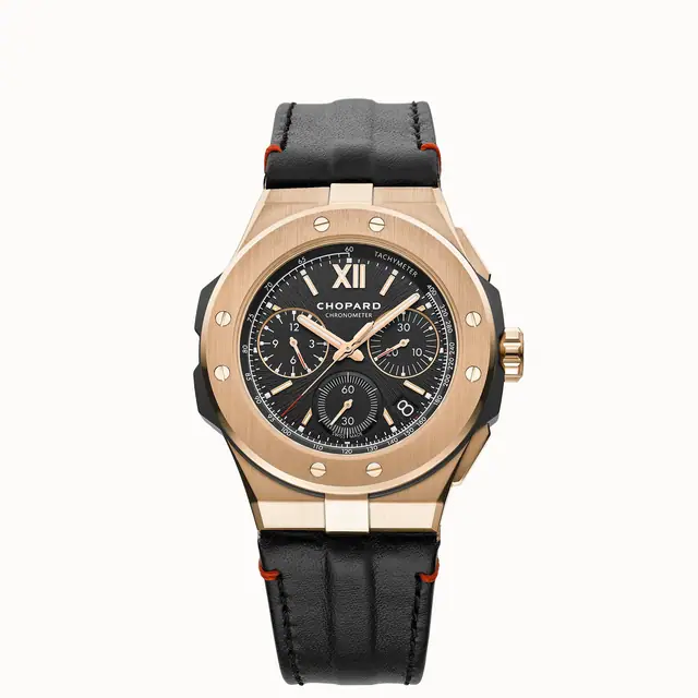 Chopard Alpine Eagle XL Chrono, 44 mm, automatic, rose gold and ceramicised titanium 295387-9001
