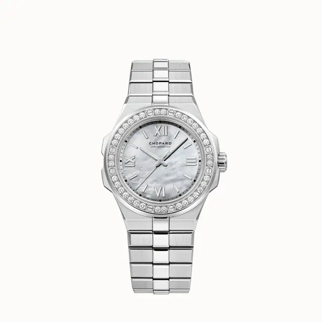 Chopard Alpine Eagle 36, 36 mm, automatic, Lucent Steel™, diamonds 298601-3002