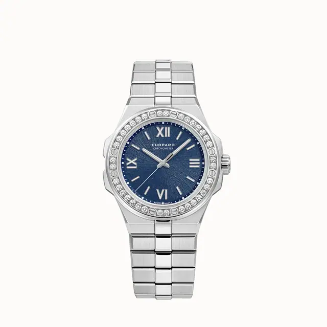Chopard Alpine Eagle 36, 36 mm, automatic, Lucent Steel™, diamonds 298601-3004