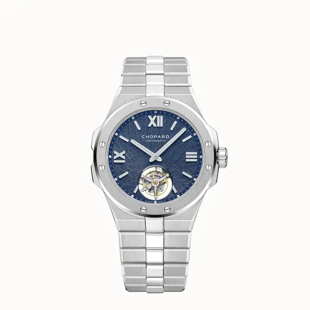 Chopard Alpine Eagle Flying Tourbillon, 41 mm, automatic, Lucent Steel™ 298616-3001