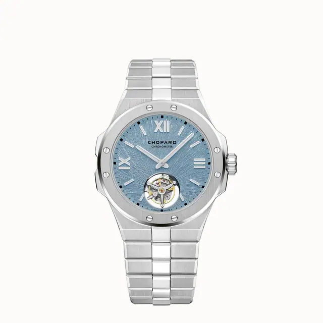 Chopard Alpine Eagle Flying Tourbillon, 41 mm, automatic, Lucent Steel™ 298616-3003