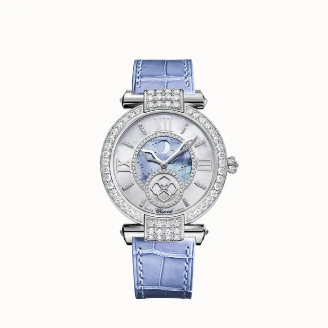 Chopard IMPERIALE Moonphase, 36 mm, automatic, ethical white gold, diamonds 384246-1001