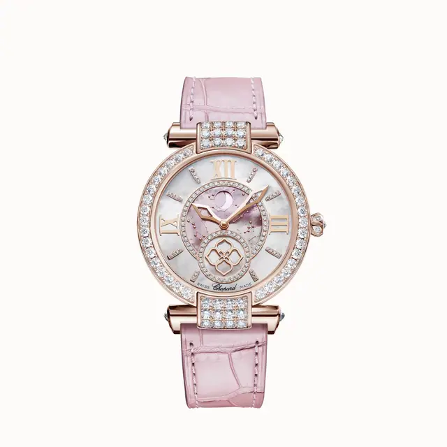 Chopard IMPERIALE Moonphase, 36 mm, automatic, ethical rose gold, diamonds 384246-5001