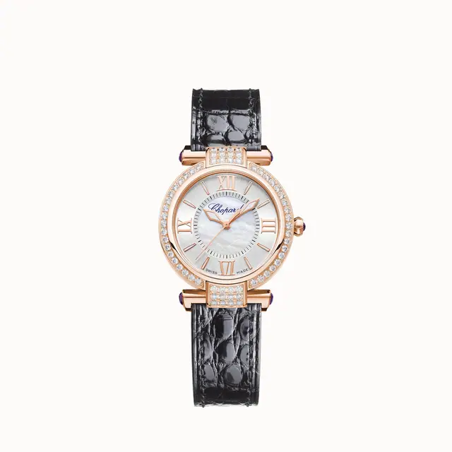 Chopard IMPERIALE, 29 mm, automatic, ethical rose gold, diamonds 384319-5007