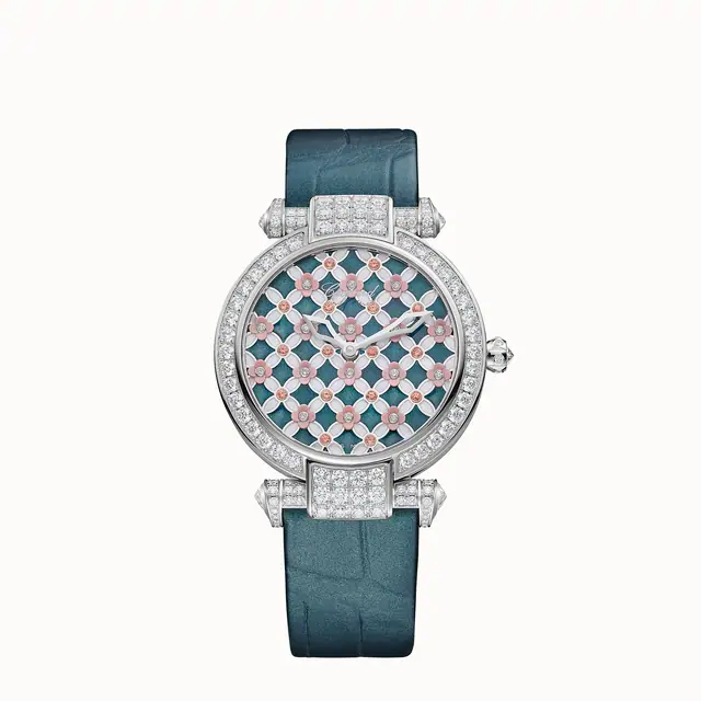Chopard IMPERIALE Métier d'art, 36 mm, automatic, ethical white gold, diamonds 385392-1001