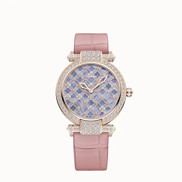 Chopard IMPERIALE Métier d'art, 36 mm, automatic, ethical rose gold, diamonds 385392-5001