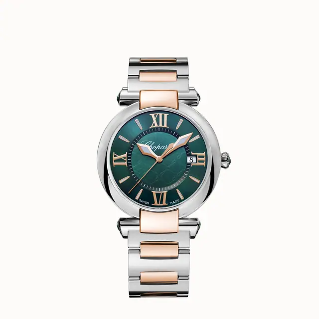 Chopard IMPERIALE, 36 mm, quartz, ethical rose gold, Lucent Steel™ 388532-6007