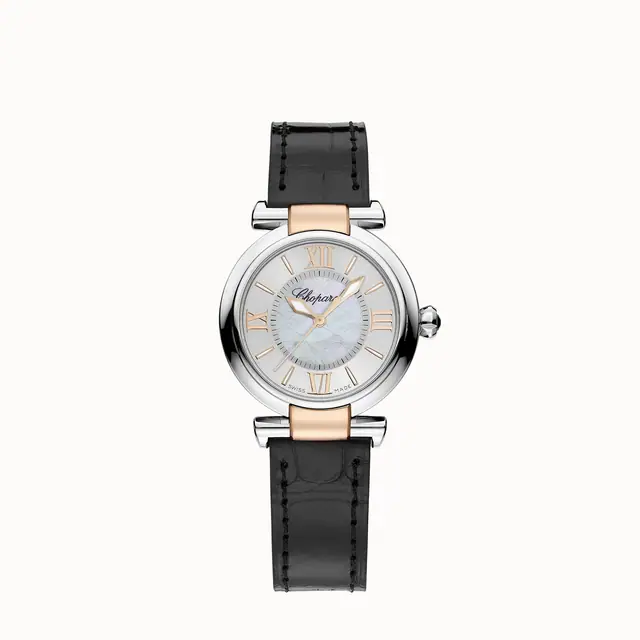 Chopard IMPERIALE, 29 mm, automatic, ethical rose gold, Lucent Steel™ 388563-6005