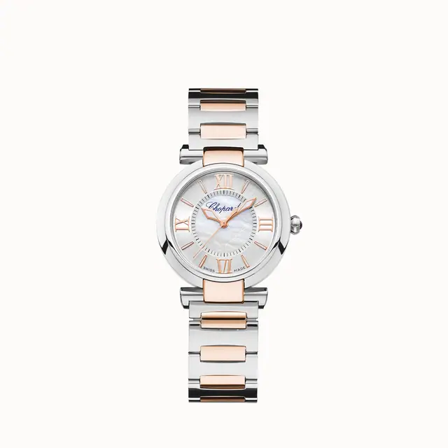 Chopard IMPERIALE, 29 mm, automatic, ethical rose gold, Lucent Steel™ 388563-6006