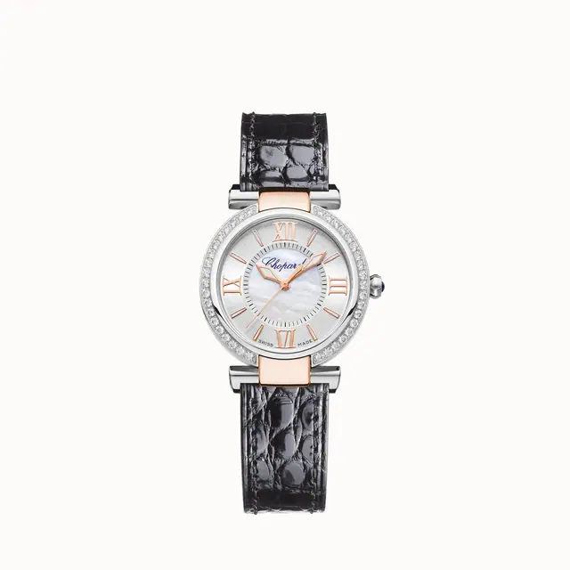 Chopard IMPERIALE, 29 mm, automatic, ethical rose gold, Lucent Steel™, diamonds 388563-6007