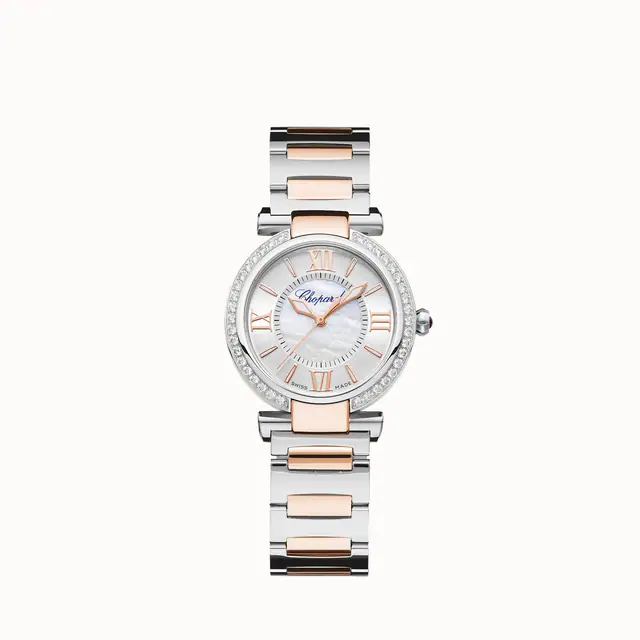 Chopard IMPERIALE, 29 mm, automatic, ethical rose gold, Lucent Steel™, diamonds 388563-6008