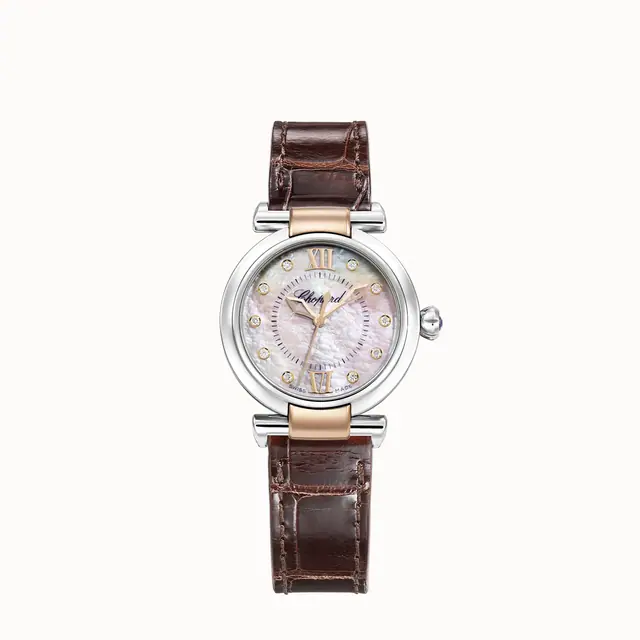 Chopard IMPERIALE, 29 mm, automatic, ethical rose gold, Lucent Steel™ 388563-6013
