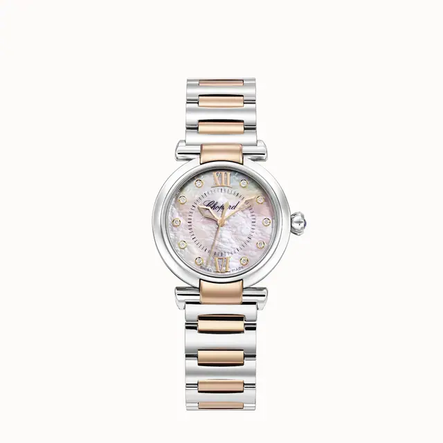 Chopard IMPERIALE, 29 mm, automatic, ethical rose gold, Lucent Steel™ 388563-6014