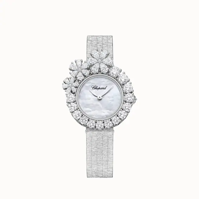 Chopard L'Heure du Diamant, 30 mm, automatic, ethical white gold, diamonds @10A065-1100