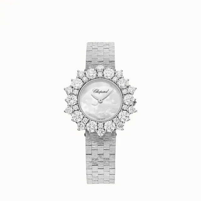 Chopard L'Heure du Diamant Round, 30 mm, manual, ethical white gold, diamonds @10A391-1300