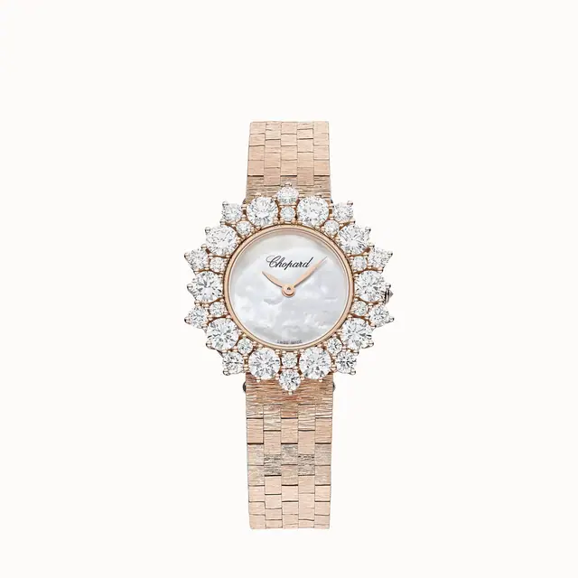 Chopard L'Heure du Diamant Round, 30 mm, manual, ethical rose gold, diamonds @10A391-5100