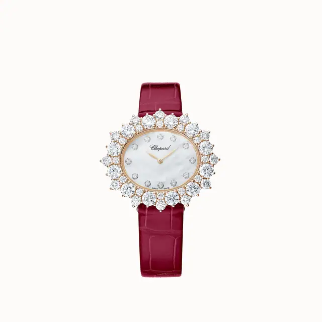 Chopard L'Heure du Diamant, Medium, automatic, ethical rose gold, diamonds @13A390-5100
