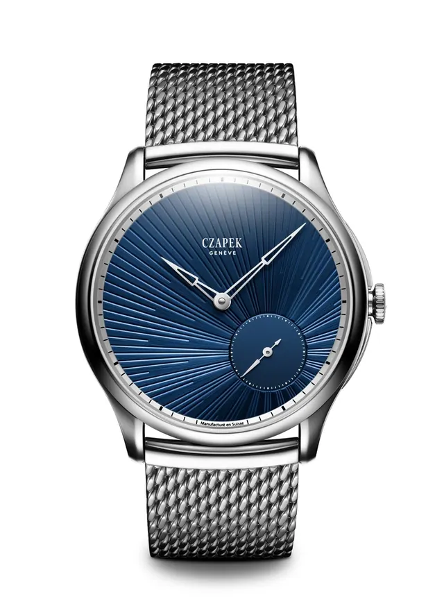 Czapek PROMENADE GUILLOCHÉ SOLEIL BLEU NUIT CZ-6988