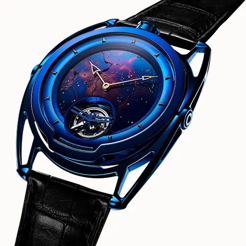 De Bethune DB28 Kind of Blue Tourbillon Meteorite DB28TBMBN