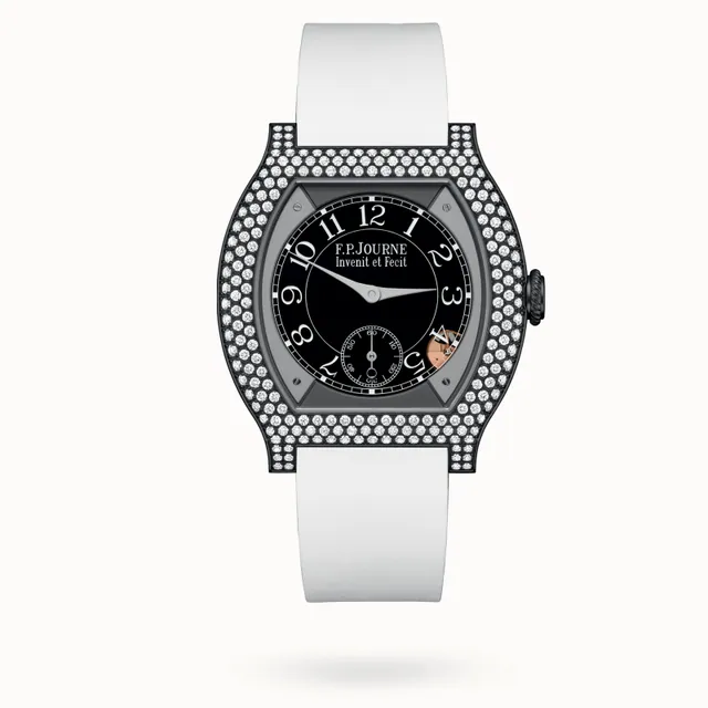 F.P. Journe Élégante 40 mm Titalyt® 12 Rows Of Diamonds ELT · TITALYT® 12 ROWS OF DIAMONDS