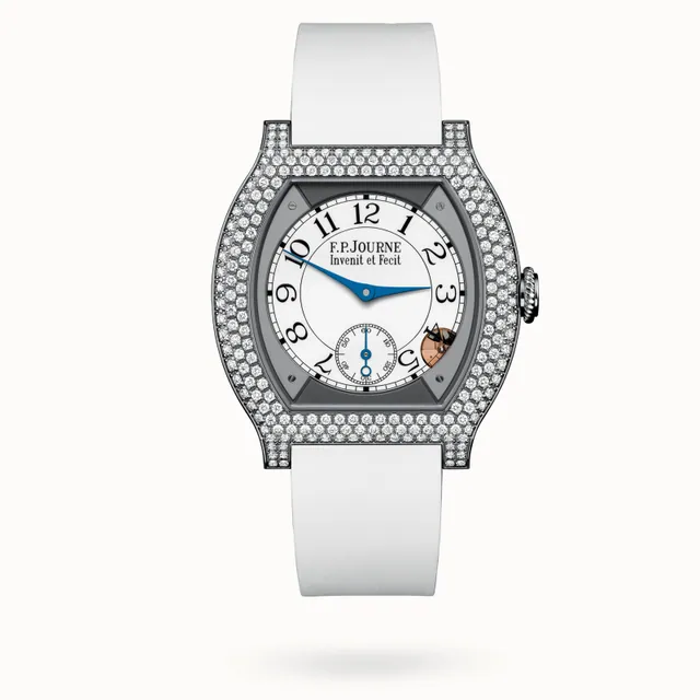 F.P. Journe Élégante 40 mm Titanium 12 Rows Of Diamonds ELT · TITANIUM 12 ROWS OF DIAMONDS