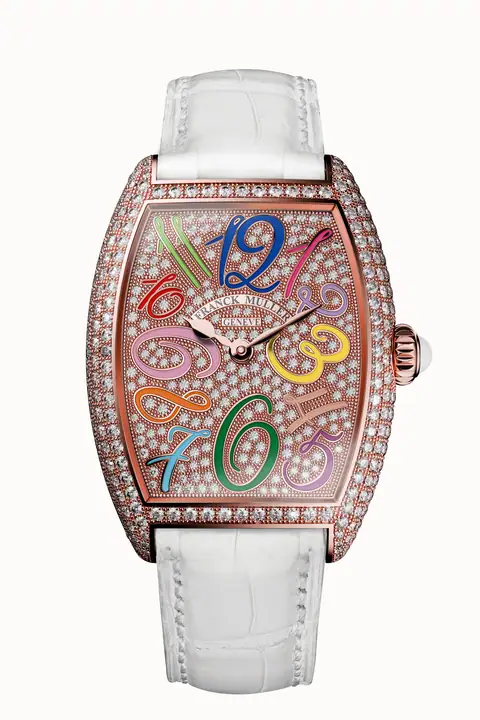 Franck Muller 7502 QZ DCD COLOR MEDLEY DIAM COLDRM 5N