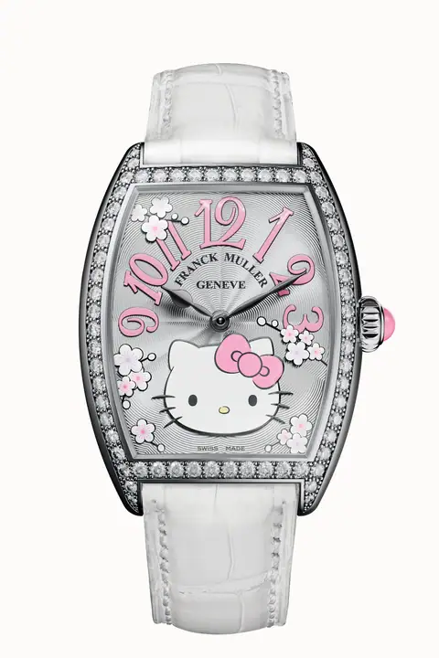 Franck Muller 7502 QZ D 1R HELLO KITTY SAKURA