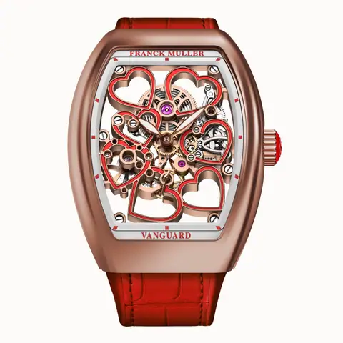 Franck Muller V 38 S6 SQT HEART (RG)