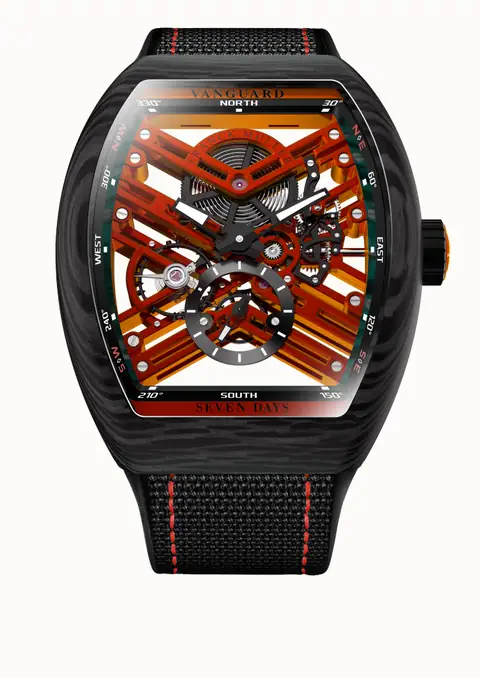 Franck Muller V 43 S6 SQT MVT NL BO CARBONE (NTBOT)