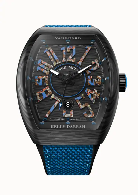 Franck Muller V 43 SC DT KD CARBONE NR (BL)